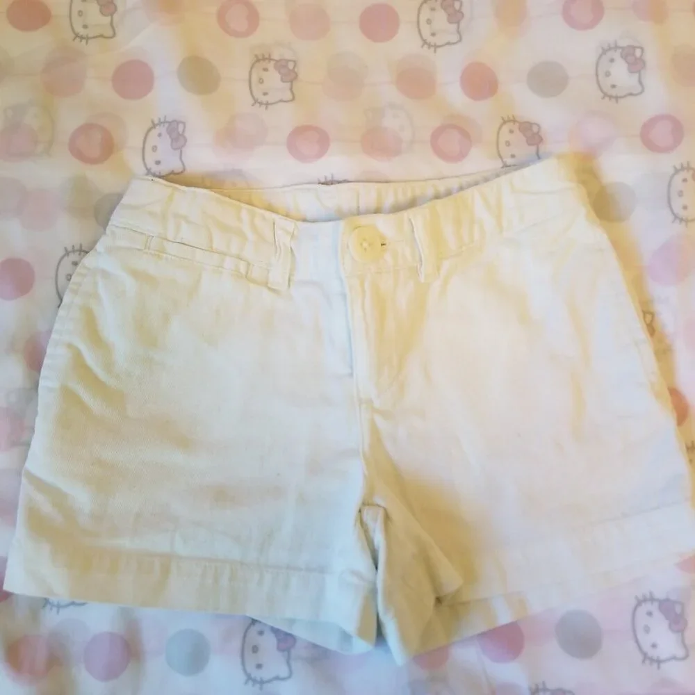 NWOT Little Girl white denim Ralph Lauren shorts Size 6 (C4)